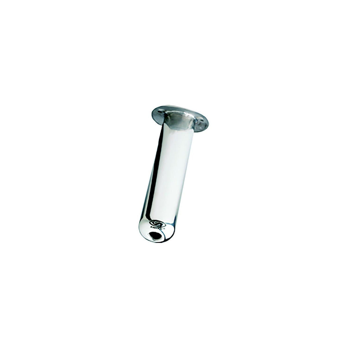 C.E. Smith Flush Mount Rod Holder - 0 Degree 9" Depth - Stainless Steel - Cast Bottom - White Vinyl Liner [53670CA] - official C.E. Smith product image 2