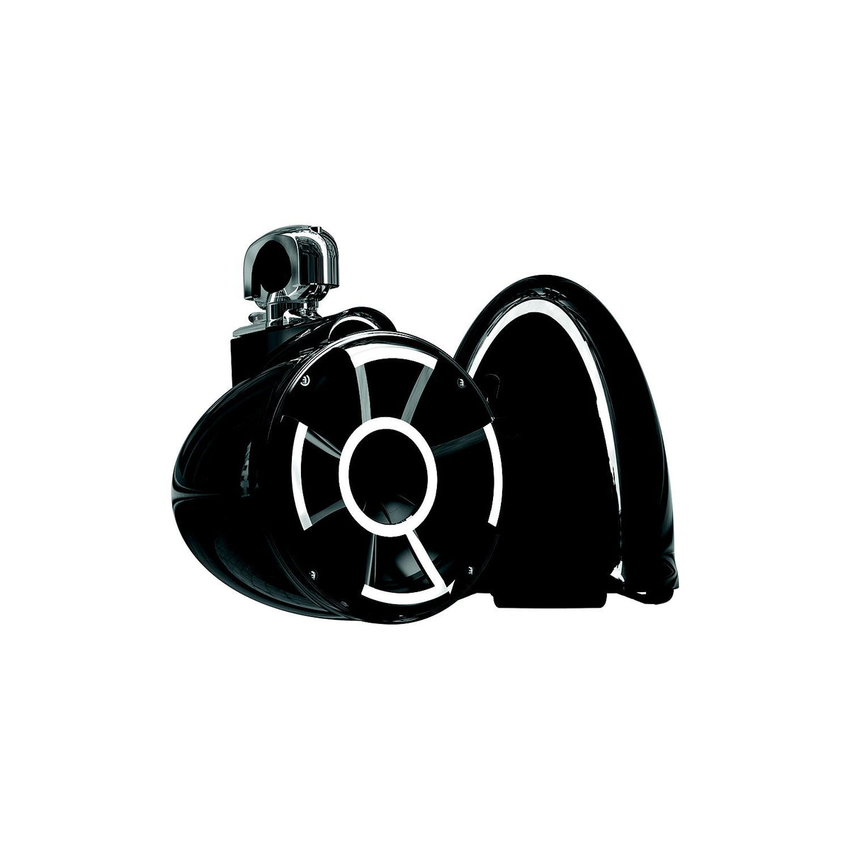Wet Sounds REV10BSCV2 Revolution Tower Speakers - 10" Speaker, REV10™ Black V2 w/Swivel Clamp for 1-7/8" to 3" Tube - image 1