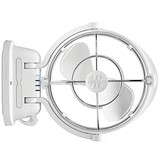 SEEKR by Caframo Sirocco II 3-Speed 7" Gimbal Fan - White - 12-24V - 7010CAWBX