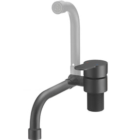 Dura Faucet (DFMK510HMB) Folding RV Kitchen Faucet, Matte Black - image 1