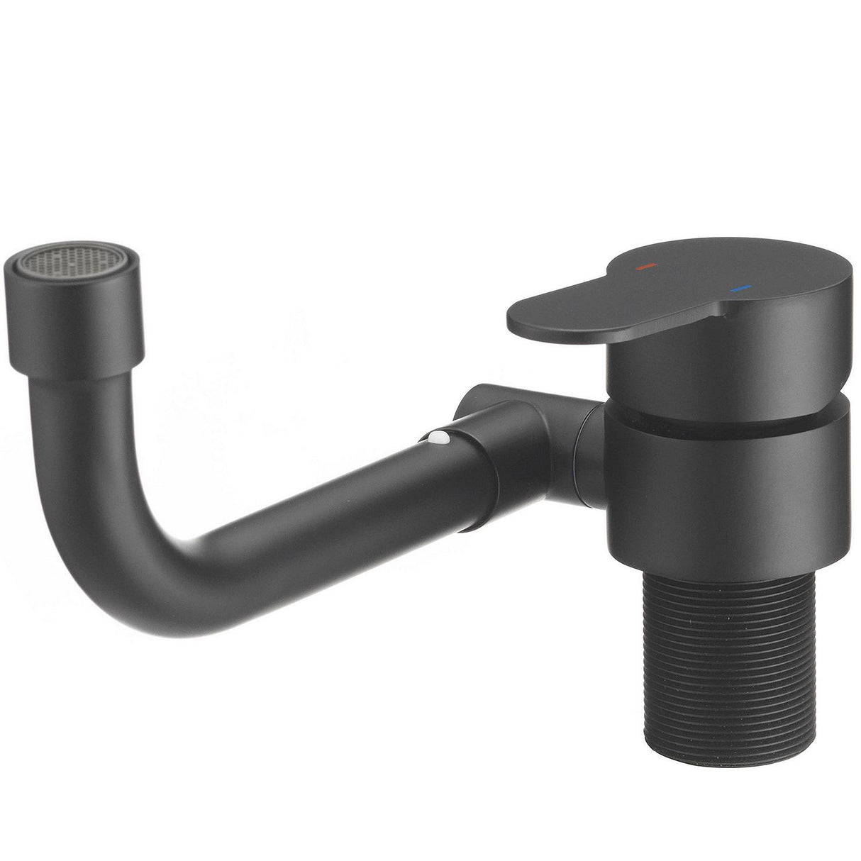 Dura Faucet (DFMK510HMB) Folding RV Kitchen Faucet, Matte Black - image 2