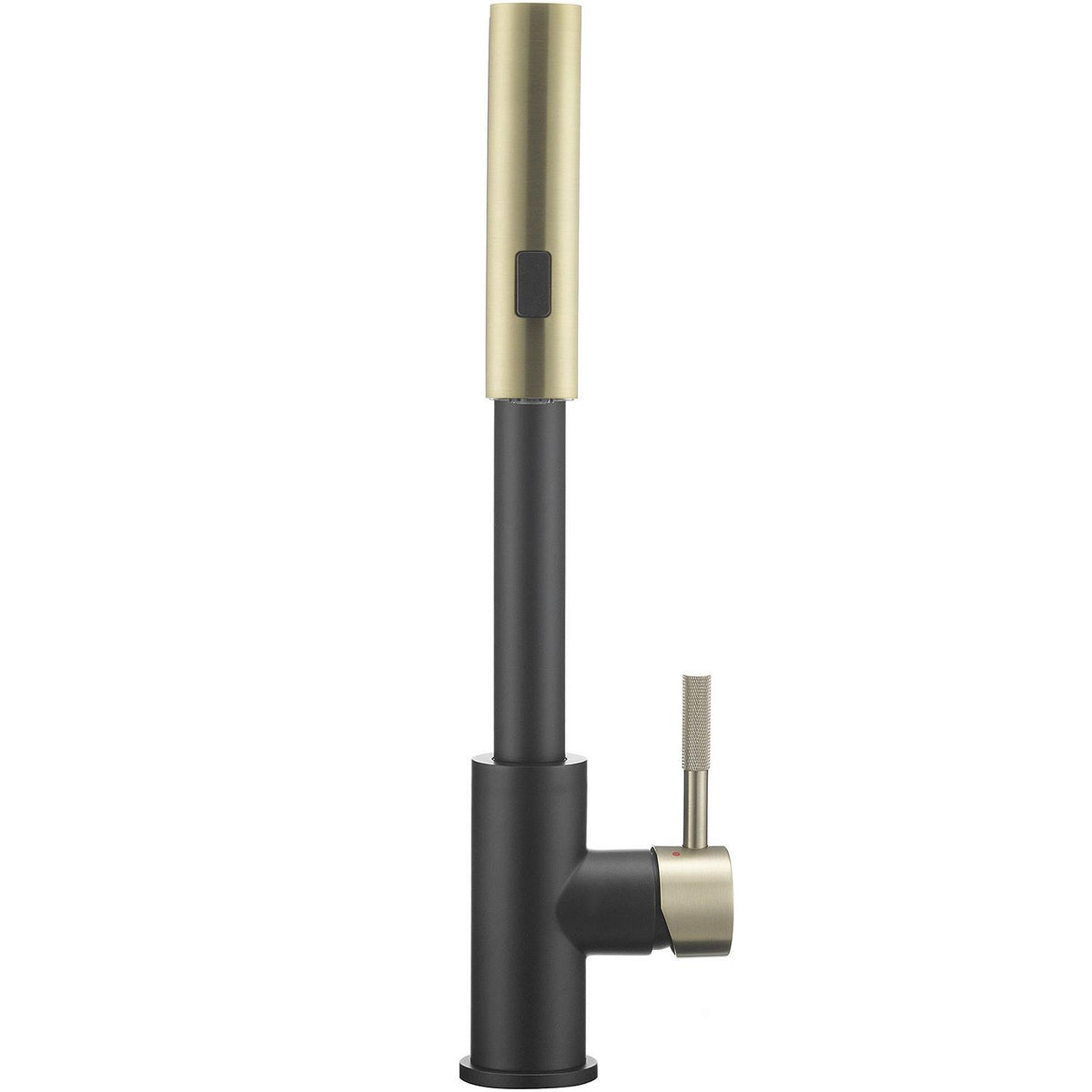 Dura Faucet DFMK511XMBMG Rainfall RV Kitchen Faucet, Matte Black/ Gold - image 2