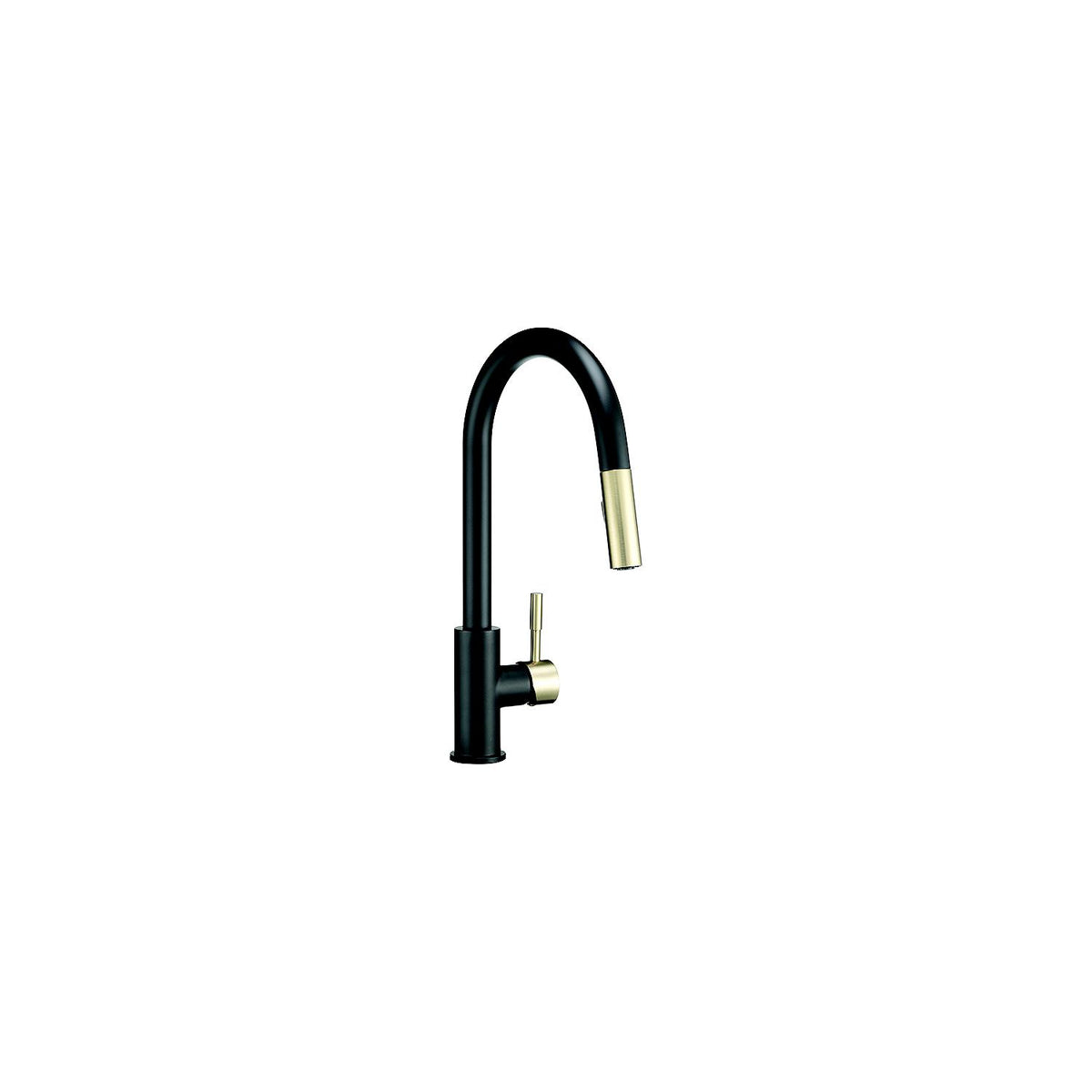 Dura Faucet DFMK530SLKMBMG Streamline Single Handle Pull-Down Kitchen Faucet - image 1
