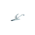 Dura Faucet DFNMK600CP Single Lever Kitchen Faucet, Chrome - image 1