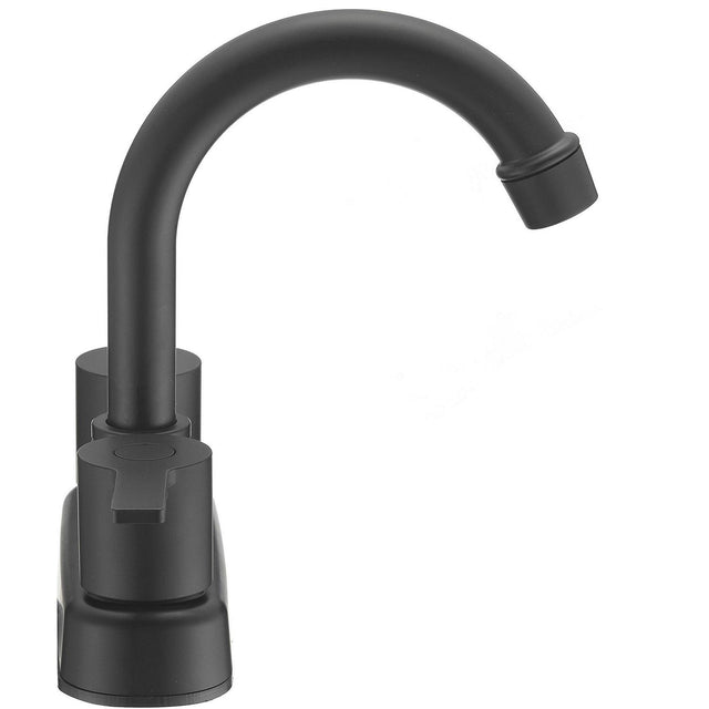 Dura Faucet DFPB155MMB, Modern High Arc RV Bar Faucet, Matte Black - image 1