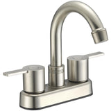 Dura Faucet DFPB155MSN, Modern High Arc RV Bar Faucet, Satin Nickel - image 1