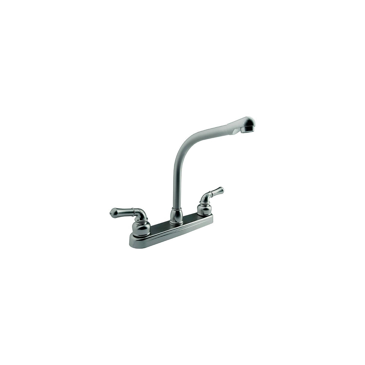 Dura Faucet DFPK210CSN Classical Hi-Rise Kitchen Faucet, Satin Nickel - image 1