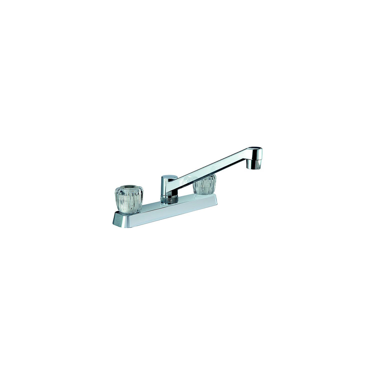 Dura Faucet DFPK600ACP Two-Handle Non-Metallic Kitchen Faucet, Chrome - image 1