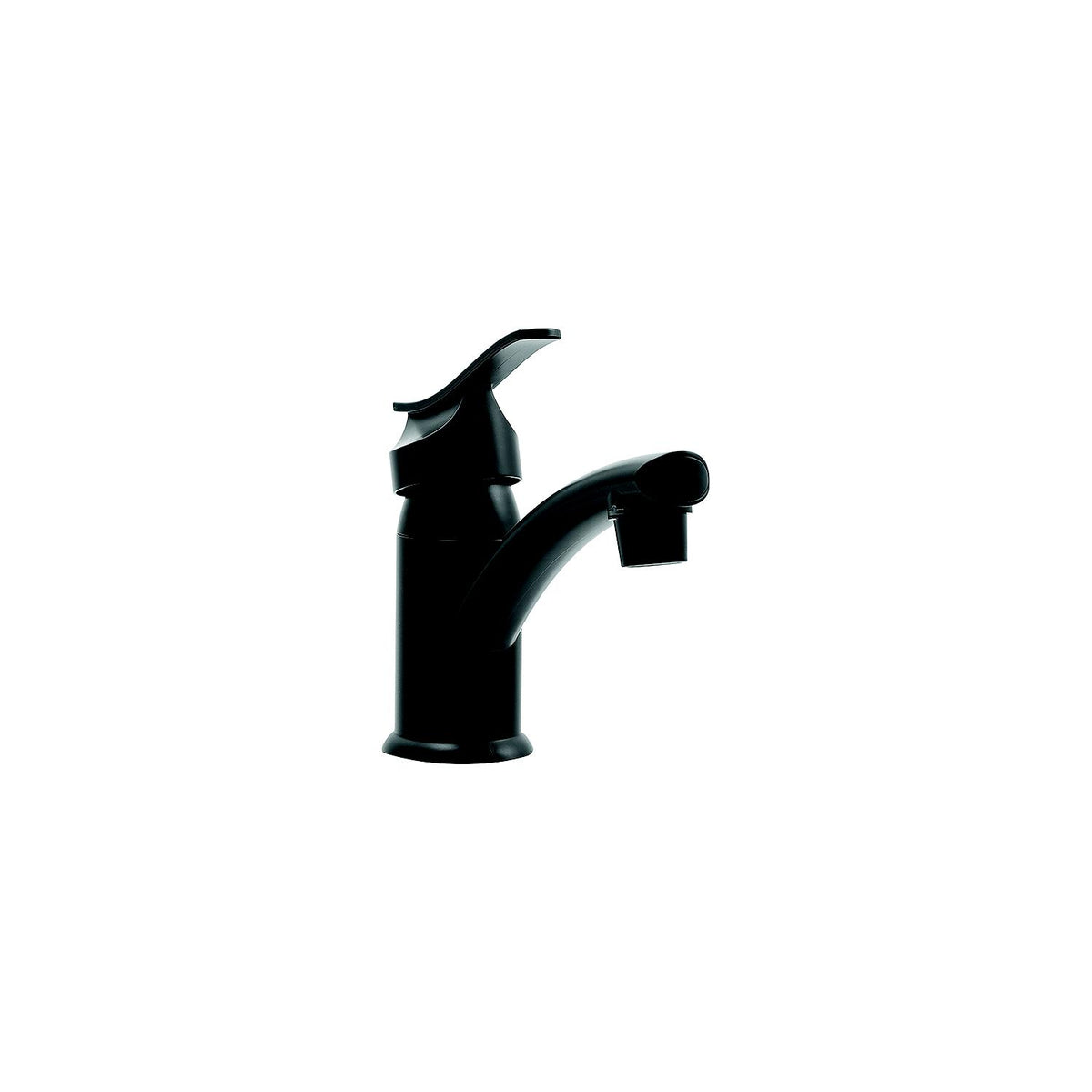 Dura Faucet DFPL200MMB Single Lever Center Set Lavatory Faucet, Matte Black - image 2