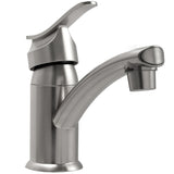 Dura Faucet DFPL200MSN Single Lever Center Set Lavatory Faucet, Satin Nickel - image 1