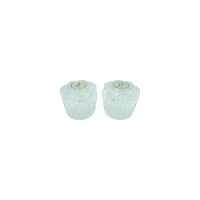 Dura Faucet DFRKA Faucet Knobs, Crystal Acrylic, 1 pr. - image 1