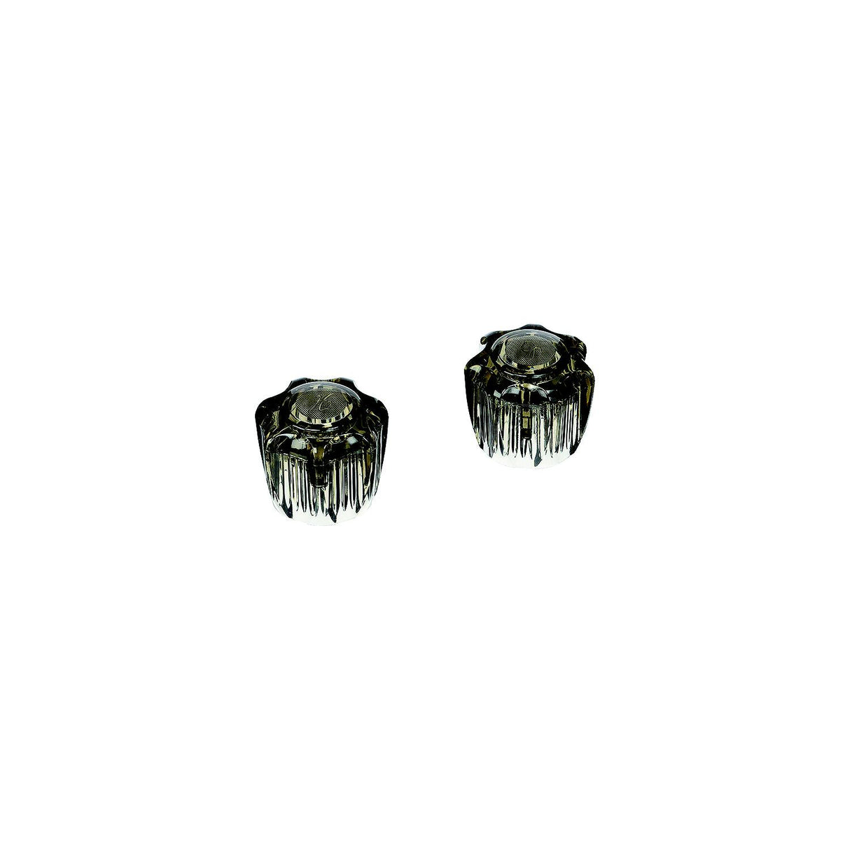 Dura Faucet DFRKS Faucet Knobs, Smoked, 1 pr. - image 1