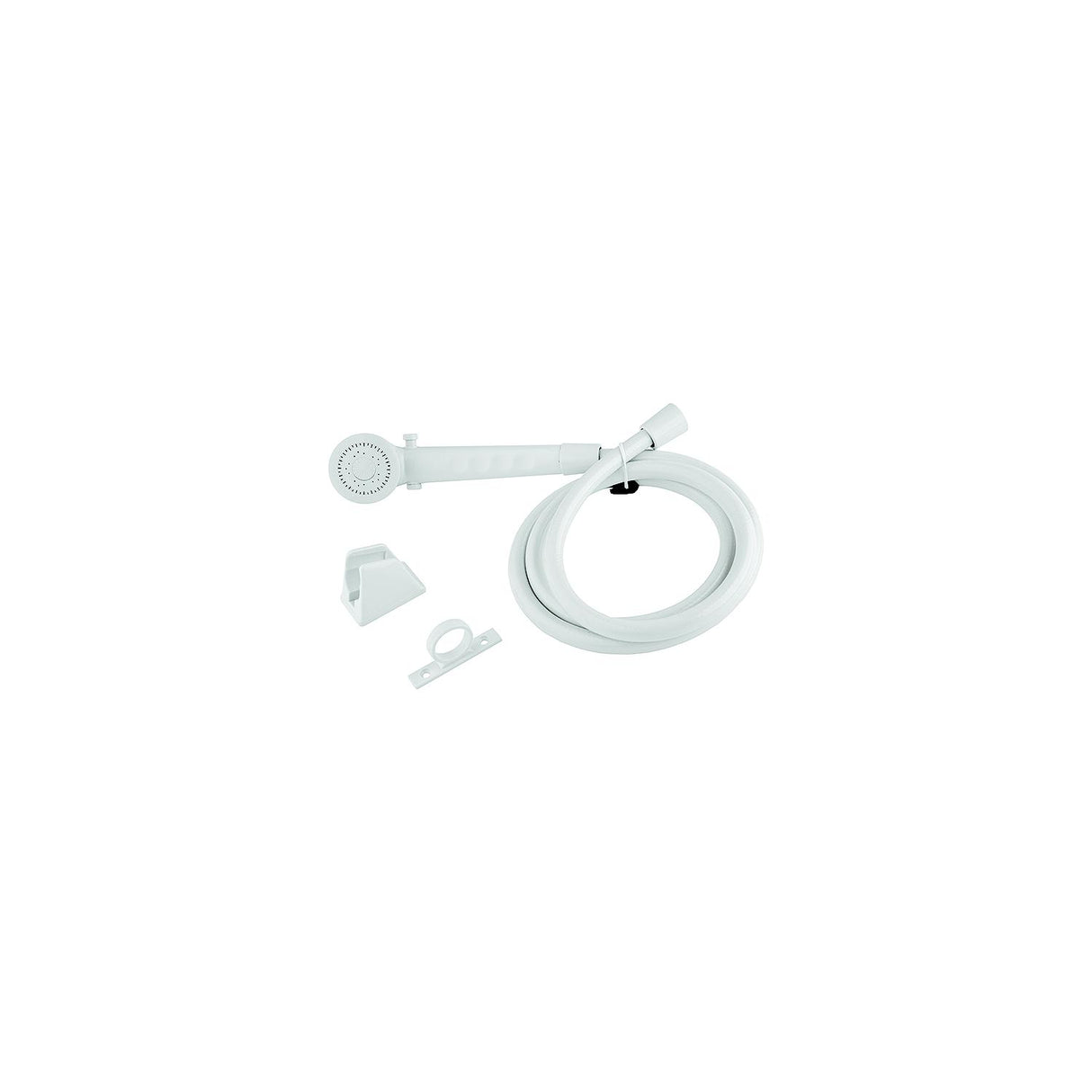 Dura Faucet DFSA130WT Economy Single Function Shower Wand & Hose Kit, White - image 2