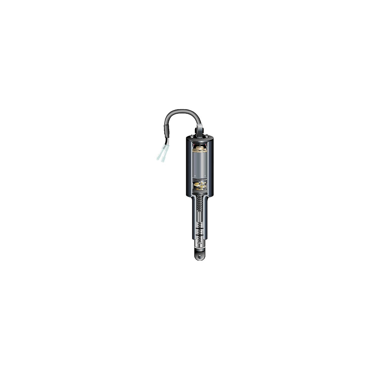 Lenco 101 Standard Actuator - 12V - 2-1/4" Stroke [15054-001] - official Lenco product image 2