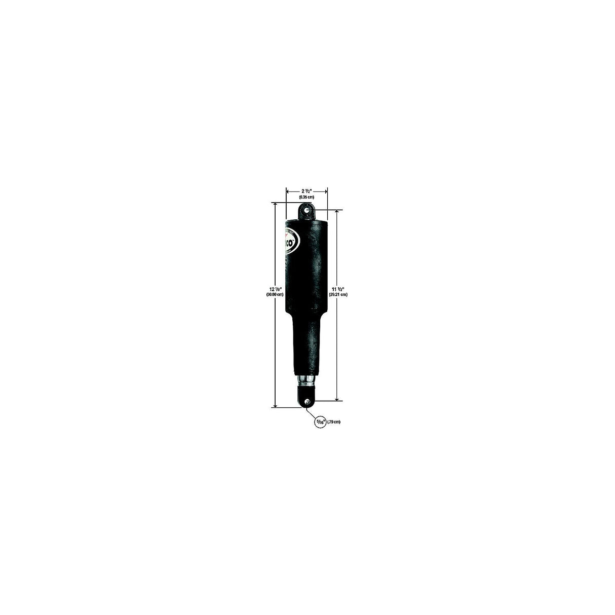 Lenco 101 Standard Actuator - 24V - 2-1/4" Stroke [15061-001] - official Lenco product image 3