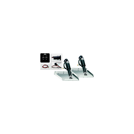 Lenco 12" x 12" Edge Mount Trim Tab Kit w/Double Rocker Switch Kit [15102-104] - official Lenco product image 2
