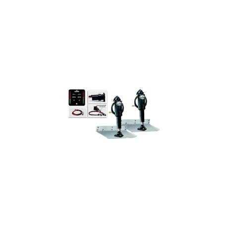 Lenco 9" x 12" Standard Trim Tab Kit w/LED Integrated Switch Kit 12V [15108-103] - official Lenco product image 2