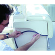 TACO Marine Self-Locking Black Flexible Vinyl Trim (3/8” Opening, 5/8” Flex Trim) - V30-1312B25-1 - image 1
