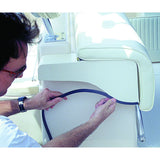 TACO Marine Self-Locking Black Flexible Vinyl Trim (3/8” Opening, 5/8” Flex Trim) - V30-1312B25-1 - image 1