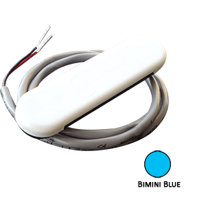 Shadow-Caster LED Lighting Shadow-Caster Courtesy Light w/2' Lead Wire - White ABS Cover - Bimini Blue - 4-Pack - SCM-CL-BB-4PACK