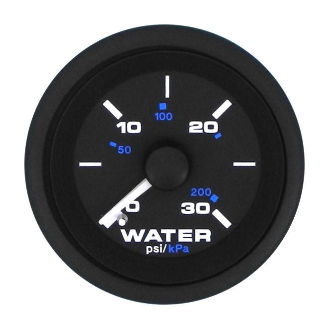 Sierra International Premier Pro Black Gauges - Water Pressure Gauge Kit - 69865P - image 1