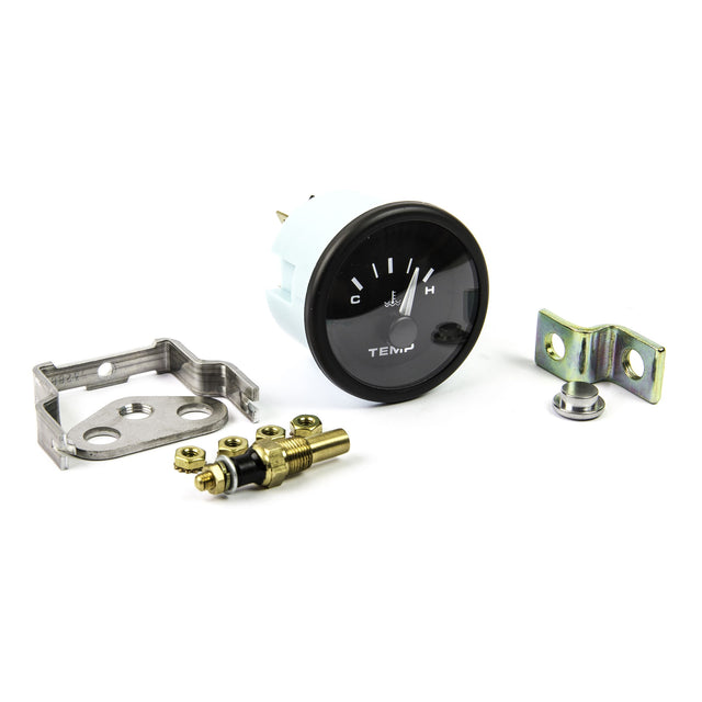 Sierra International Premier Pro Black Gauges - Water Temperature Kit - 62748P - image 1