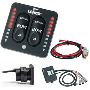 Lenco Marine Lenco LED Indicator Two-Piece Tactile Switch Kit w/Pigtail f/Single Actuator Systems - 15270-001