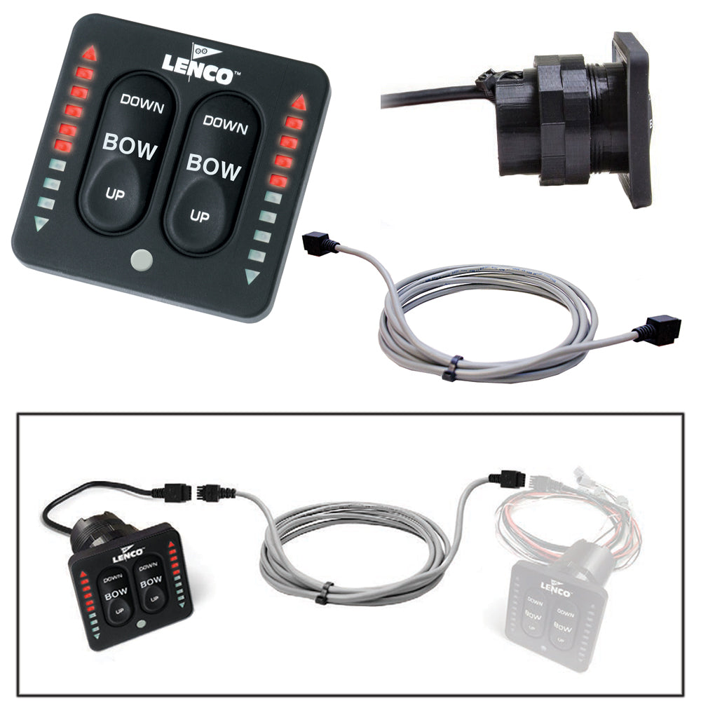 Kit Lenco Flybridge para teclado con indicador LED y interruptor táctil integrado todo en uno - 30' [11841-003]