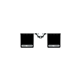 ROCK TAMERS 2.5" Hub Mudflap System - Matte Black/Stainless [00110] - official Rock Tamers product image 3