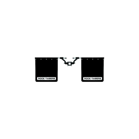 ROCK TAMERS 2.5" Hub Mudflap System - Matte Black/Stainless [00110] - official Rock Tamers product image 3