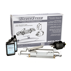 Uflex USA Uflex SilverSteer&trade; 2.0 High-Performance Front Mount Outboard Hydraulic Steering System - 1500PSI FM V2 - SILVERSTEER2.0B