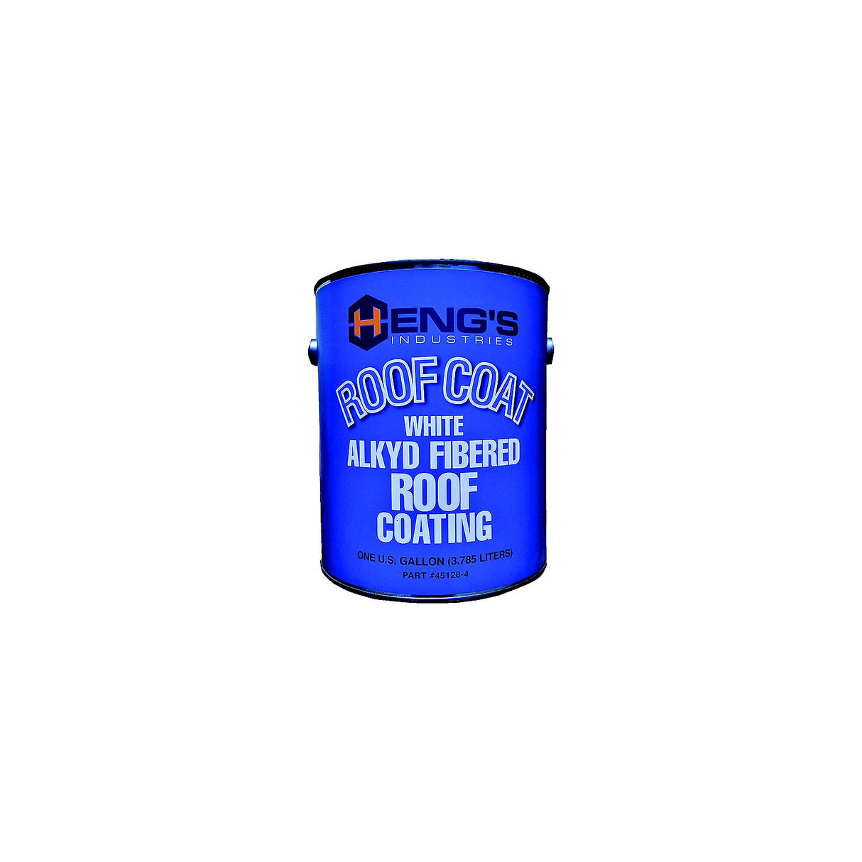Heng's 43032 Alkyd Fibered Roof Coating, White, Gal., 4/case - 45128-4 - image 1