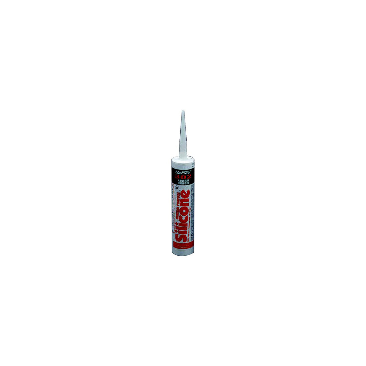Heng's 9302 Nuflex® 302 General Purpose Silicone Sealant, White - 9302-C - image 1