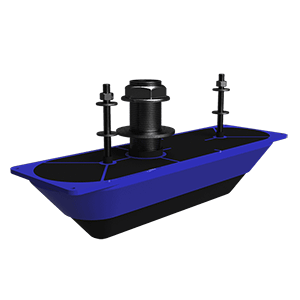 Navico StructureScan 3D&reg; Stainless Steel Thru-Hull Transducer - Single - 000-13559-001