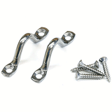 Tigress Stainless Steel Pad Eyes w/Stainless Steel Screws - 88667
