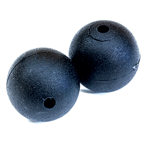 Tigress Black Plastic Outrigger Stops - 1-1/4" - Pair - 88690