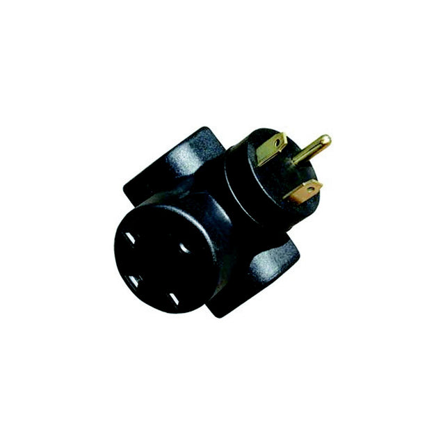 AP Products 30-50 AMP ADPTR HD RT AGL BLK BELL RV RVX - 16-00582 - image 1
