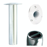 Tigress Oval Head SS Gunnel Mount Rod Holder - 0° - 9" - 88527