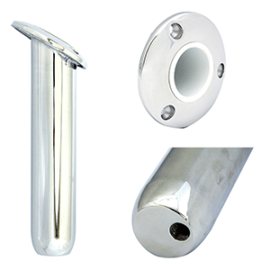 Tigress Round Head Closed Base Rod Holder - 30° - 9" - 77900