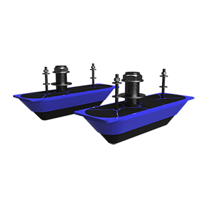 Navico StructureScan 3D&reg; Stainless Steel Thru-Hull Transducer - Pair - 000-13560-001