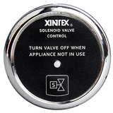 Fireboy-Xintex Propane Control &amp; Solenoid Valve w/Chrome Bezel Display - C-1C-R