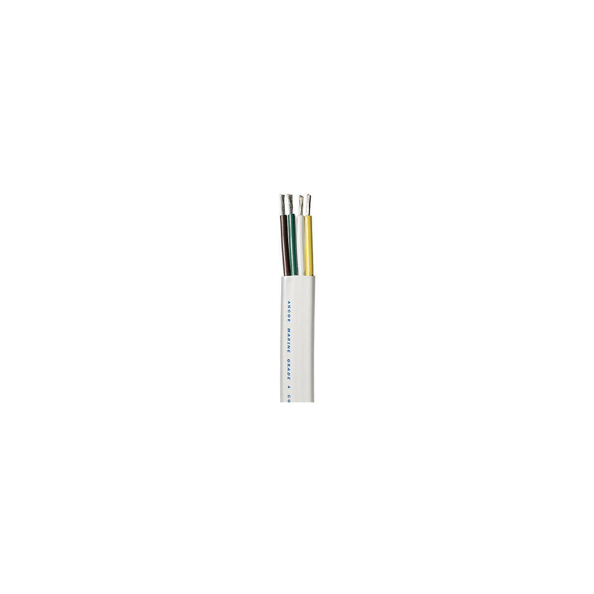 Ancor Trailer Cable - 16/4 AWG - Yellow/White/Green/Brown - Flat - 100' [154010] - official Ancor product image 2
