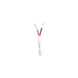 Ancor 122010 Marine Grade™ Tinned Copper White Flat Signal Cable, 20/2 AWG, 100', Black/Red - image 1