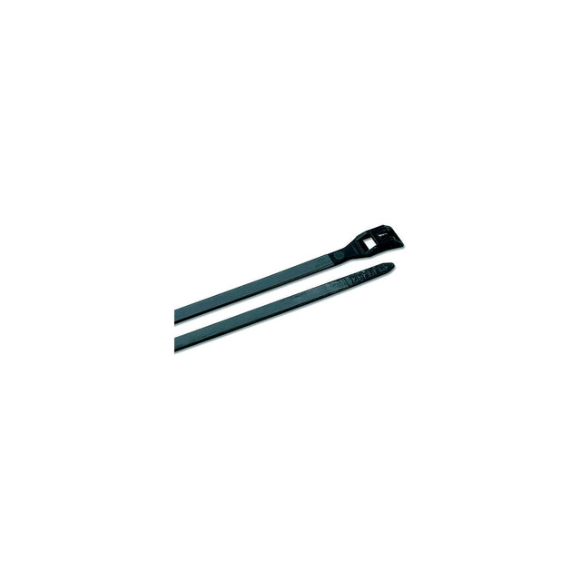 Ancor Low Profile Cable Ties, 11" Black, 100/pk - 199329 - image 1