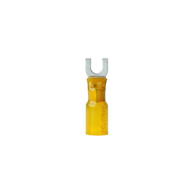 Ancor 315303 Marine Grade™ Heat Shrink Spade Terminal, #10 Fastener, 12-10 Wire, Yellow, 3/Pk - image 1