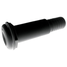 T-H Marine Black Plastic Straight Thru-Hull Connectors - Bulk (4-1/2” L x 3/4” ID) - TH-750XL-B - image 1
