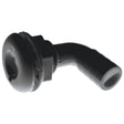 T-H Marine Black Plastic 90° Thru-Hull Connectors - Package (3-1/2” L x 1-1/8” ID) - TH-1290-DP - image 1