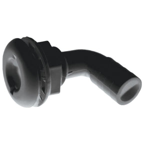T-H Marine Black Plastic 90° Thru-Hull Connectors - Package (3-1/2” L x 1-1/8” ID) - TH-1290-DP - image 1