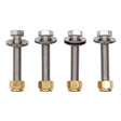 T-H Marine Fully Threaded Bolt Kit for Jack Plates (1/2-20 x 3”) - BK-2-DP - image 1