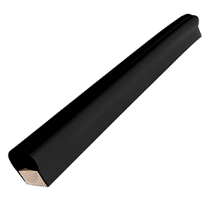 Dock Edge Piling Post Bumper - One End Capped - 6' - Black - DE1022BF